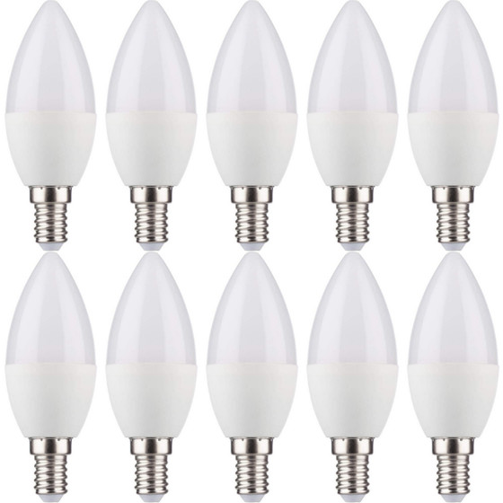 10 x Müller-Licht 400358 LED Leuchtmittel Kerze 5,5W=40W...