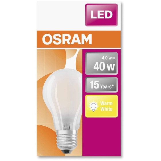 Osram LED Retrofit Classic A40 Filament Lampe E27...