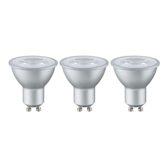 Paulmann 285.81 LED Reflektor Leuchtmittel 3er-Pack 4W...