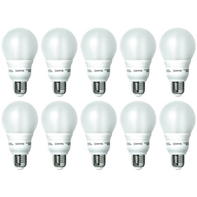 10 x LightMe LM84105 Energiesparlampe Tropfen 9W E27...