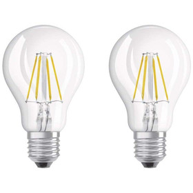 2x Osram LED Base Classic A40 Filament Lampe E27...
