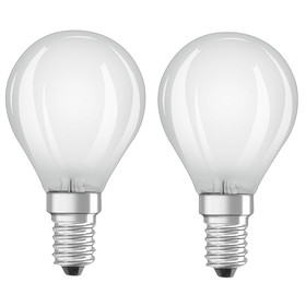 2x Bellalux LED Classic P40 Filament Lampe E14...