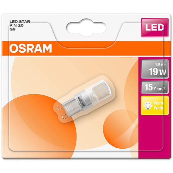 Osram LED Star Pin 20 Stiftsockel Lampe 1,9W=19W...