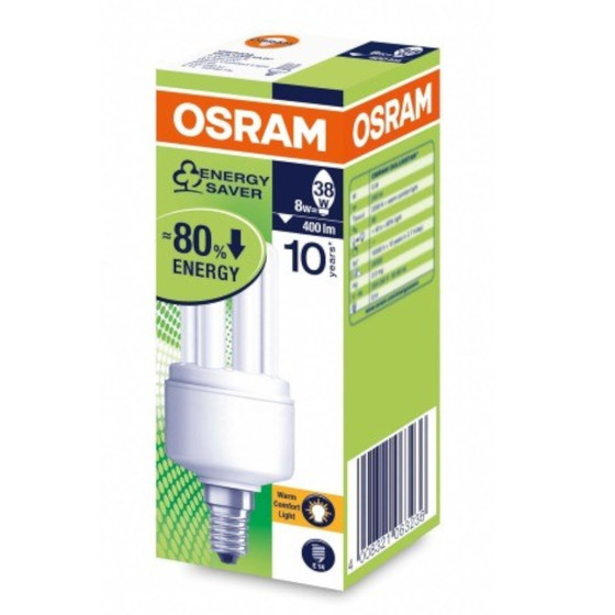 Osram Dulux Superstar E14 Leuchtmittel 8W=40W Warmweiß...
