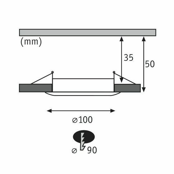 Paulmann 927.88 Einbauleuchte Coin LED 1x 14W Chrom...