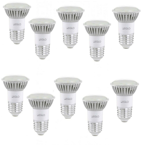 10x EGLO 12927 Power LED Reflektor 10x 3W E27 Warmweiß...