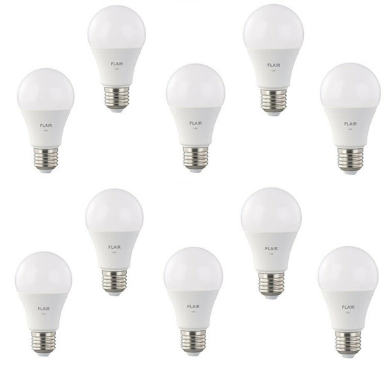 10x Flair Led Classic E27 9,5W 810lm 2800K Leuchtmittel...