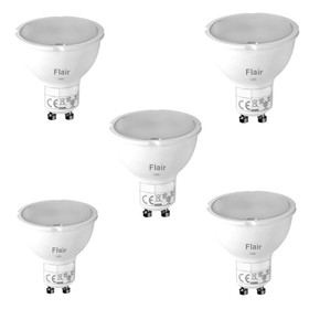 5x Flair Led Reflektor GU10 5W warmweiß 300lm 2800K...
