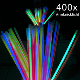 400 x Knicklichter Party Knicklichter Armbänder Glowstick...