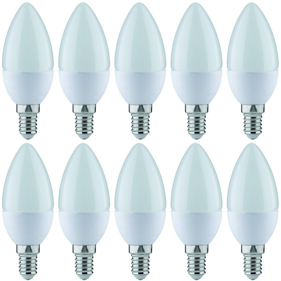 10 x Nice Price 3879 LED Leuchtmittel Lampe Kerze Matt 3W...