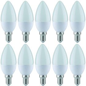 10 x Nice Price 3879 LED Leuchtmittel Lampe Kerze Matt 3W...
