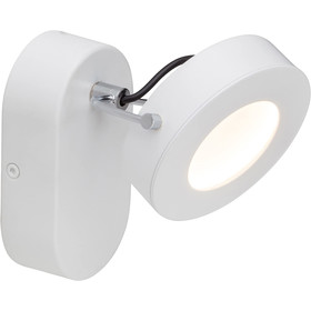 AEG 19115 ALLORA LED Strahler Spot 1x5W Weiß Alu Acryl...