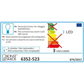 Konstsmide 6352-523 Micro LED Lichterkette Innen 35 bunte...