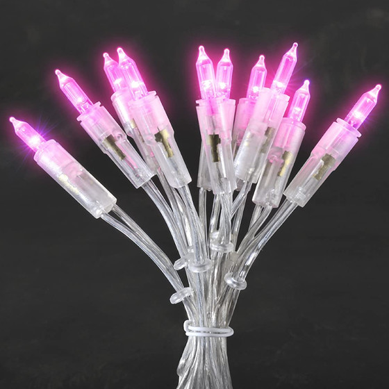Konstsmide 6302-343 LED Lichterkette Innen 35 Pinkfarbene...