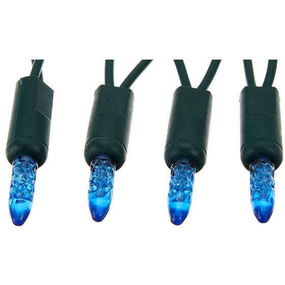 Konstsmide 3602-400 LED Lichterkette Innen 40 Blaufarbene...