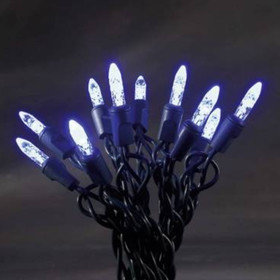 Konstsmide 3602-400 LED Lichterkette Innen 40 Blaufarbene...