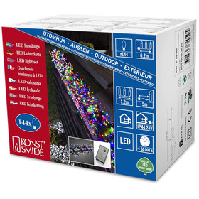 Konstsmide 3720-500 Micro LED Büschel-Lichterkette 144...