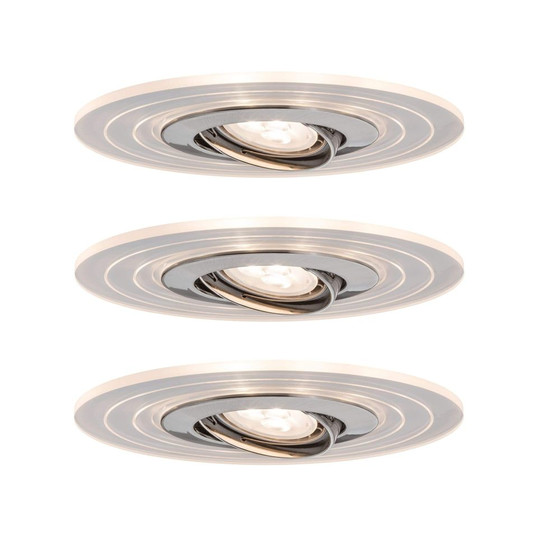 Paulmann 938.04 LED Ring Set Shine Einbauleuchten inkl...