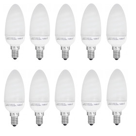 10x Varilux VX6205 Classic Energiesparlampe Kerze ESL E14...
