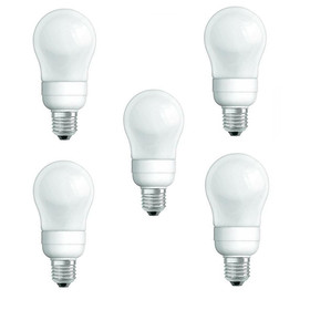 5x Negawatt NW6115 Classic Compact ESL E27 15W=75W...