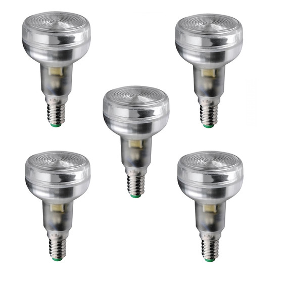 5x Negawatt NW6407 Reflektor Energiesparlampe ESL E14 7W...