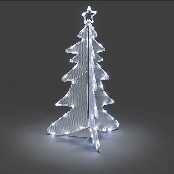 Konstsmide 3921-203 LED Tannenbaum Acryl 3D 56 Dioden...