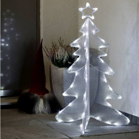 Konstsmide 3921-203 LED Tannenbaum Acryl 3D 56 Dioden...