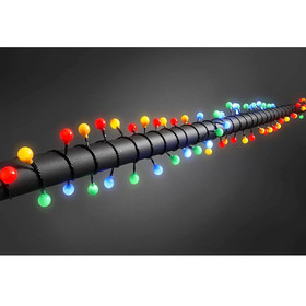 Konstsmide 3696-507 LED Globe-Lichterkette 80 Farbige...