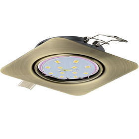 Eglo 94265 LED Peneto Einbauleuchte 5W Altmessing GU10...