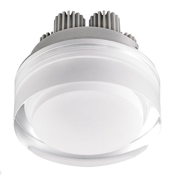 WKR 480390 Plexa Round M LED Einbauleuchte 3x3W Acryl Alu...
