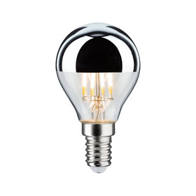 Paulmann 286.67 LED Tropfen Kopfspiegel Silber 4,8W E14...