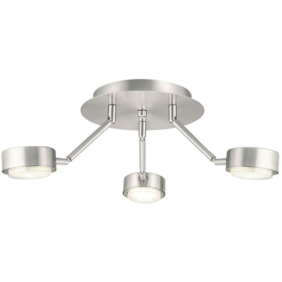 EGLO 89069 Design Wand- und Deckenleuchte COPO 3, Nickel...