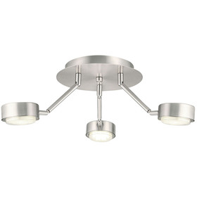 EGLO 89069 Design Wand- und Deckenleuchte COPO 3, Nickel...