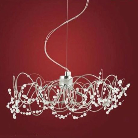 EGLO 86904 Design Pendelleuchte FIGARO, Chrom / Nickel...