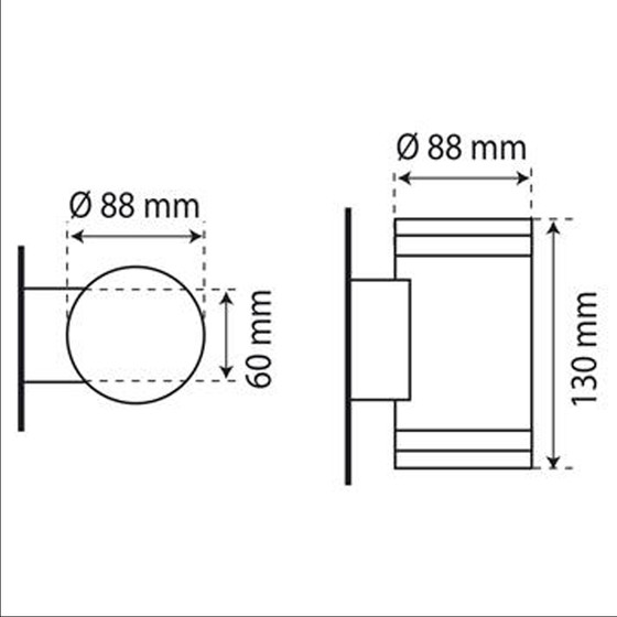 Ranex 5000.328 Volar Wandleuchte 2x9W Energiesparlampe...