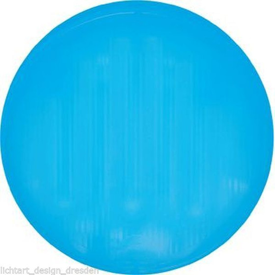 MEGAMAN MM71009i Disc Energiesparlampe GX53 Blau 7W Party Color 230V ESL Ø 75mm