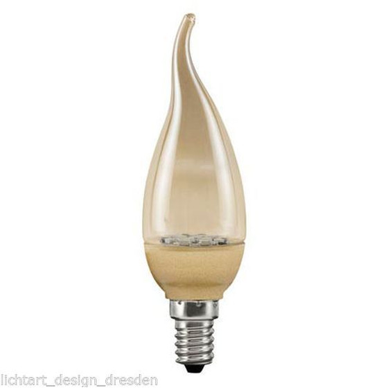 Paulmann 280.85 COSY LED Kerze 1,4W Gold E14 Warmweiss 230V