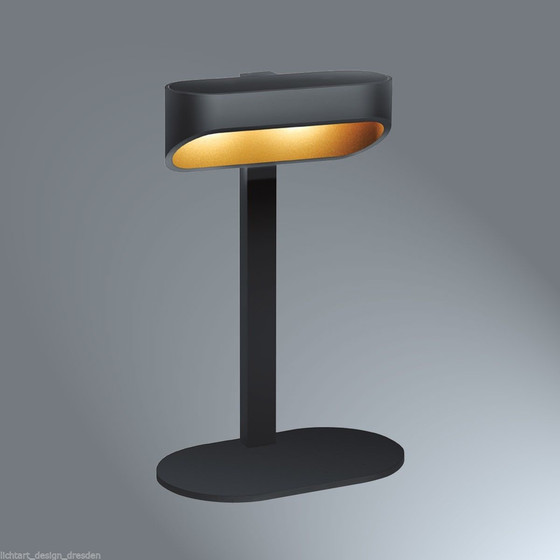 Helestra 19/1225.28 Onno LED Tischleuchte 6W Schwarz Gold