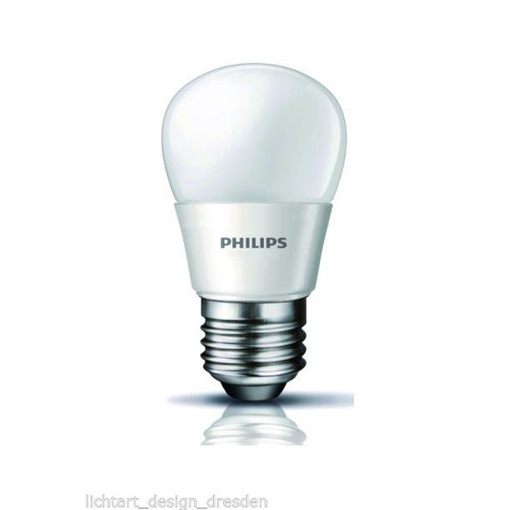 Philips 195641 LED E27 Tropfen Glühlampe 4W  (~25W) Matt Warmweiß