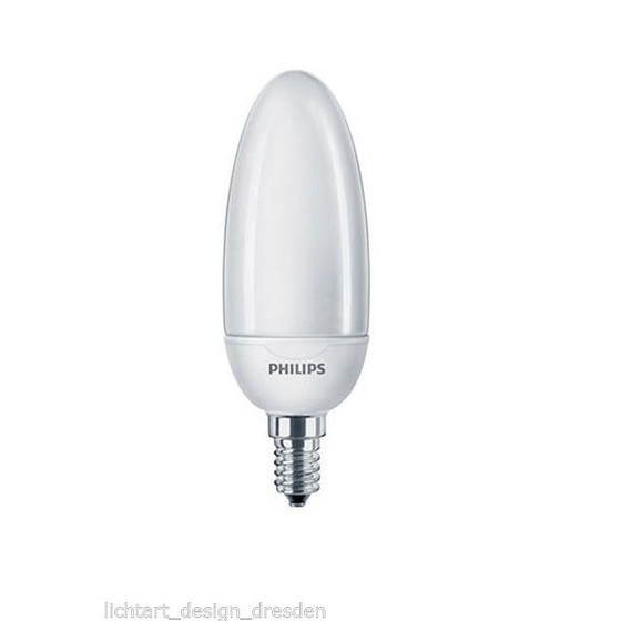 Philips 405247 Softone Kerze Matt Energiesparlampe 5W (~ 25 W) Warmweiß E14 240V
