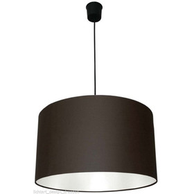Waldi Stockholm Pendelleuchte Metall Kunstleder Schwarz...