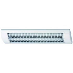Briloner 6402-186 Unterbauleuchte Energiesparlampe 2x18W T8 Weiss Kaltweiß IP20