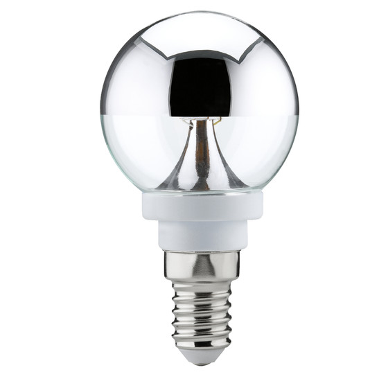 Paulmann 282.81 LED Globe Kopfspiegel Silber 2,5 W E14 Warmweiss
