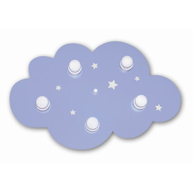 WALDI 65113.0 Kinderleuchte Deckenleuchte Wolke hellblau...