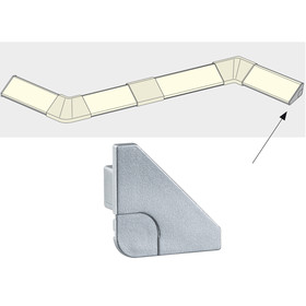2er Set Paulmann 702.66 Delta Profil Corner Eckprofil LED...