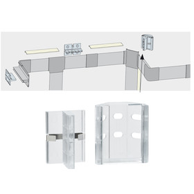2er Set Paulmann 702.21 Duo Profil Clix Befestigung LED...