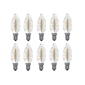 10er Set Paulmann 552.20 Glühbirne Kerze Rustika 25W E14...