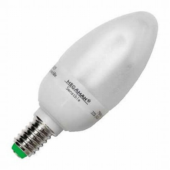MEGAMAN MM40102i Sensible Classic Energiesparlampe 7W E14 warmweiss 230V