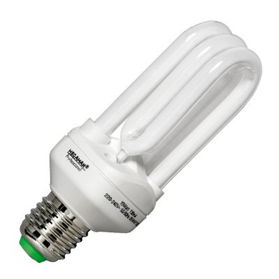 MEGAMAN MM35612 Energiesparlampe Professional HPF 15W E27 warmweiß Leuchtmittel