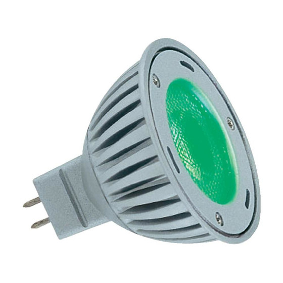 Paulmann 280.59 Power LED Reflektor 3W GU5,3 grün 20Grad Ausstrahlwinkel